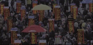 Bookmakers at the racecourse